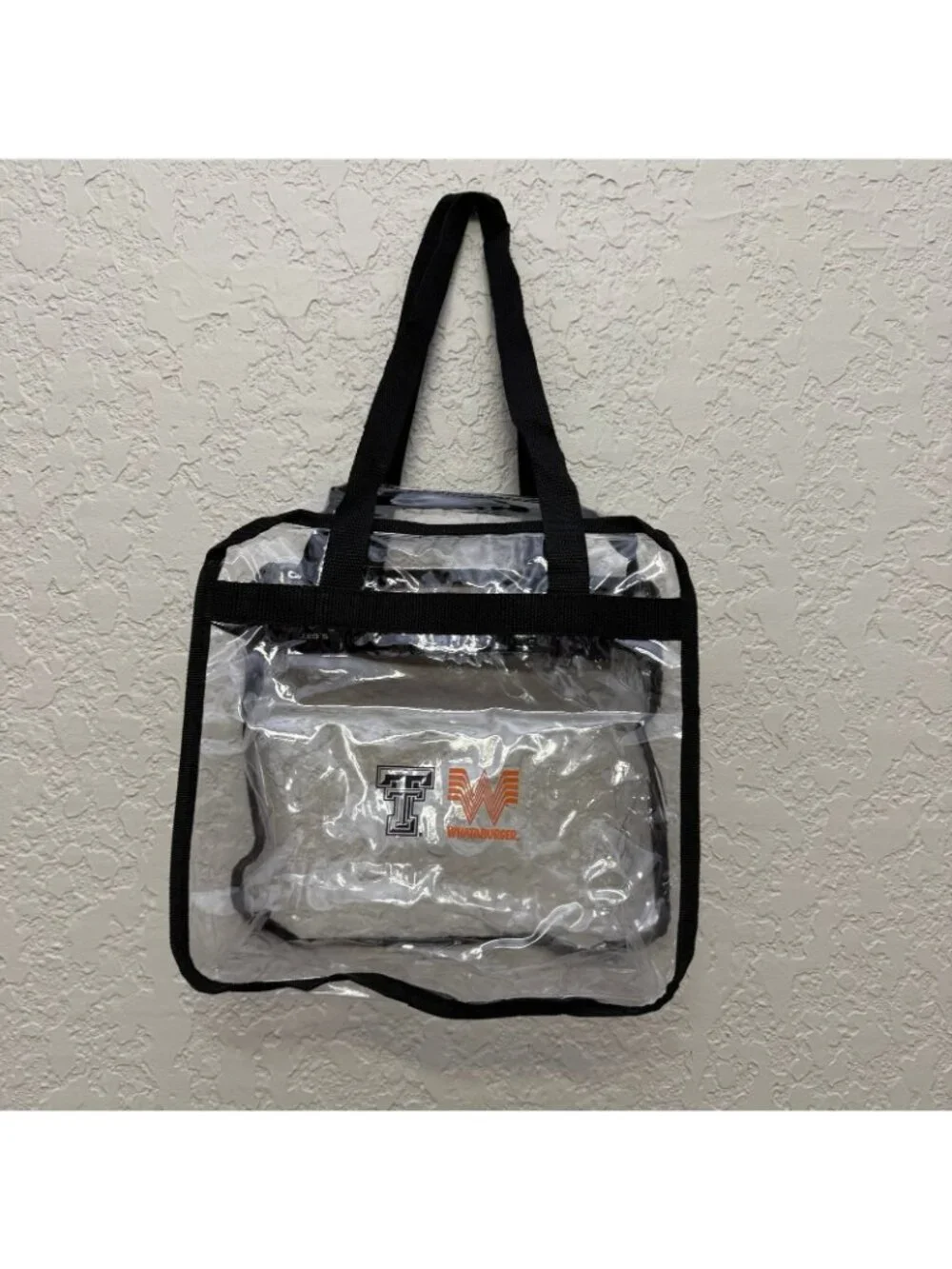Custom Game Day Tote Texas Tech & Whataburger Collaboration